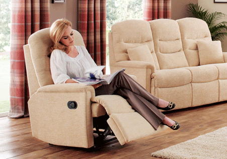 Fabric Manual Recliner Chairs