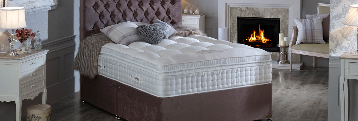 4ft x 6ft 3 Small Double Divan Beds