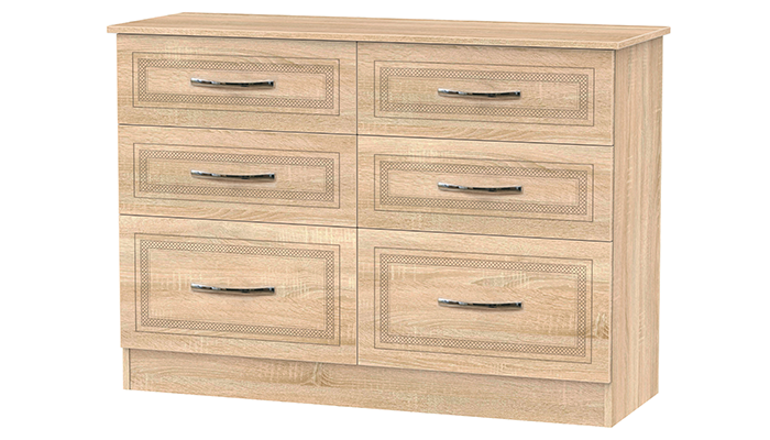 6 Drawer Midi Chest