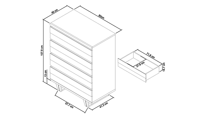 4 Drawer Chest