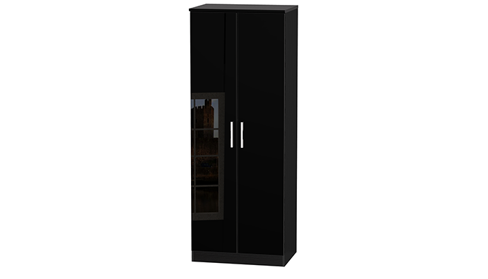 TALL 2ft6in 2 DRAWER HANGING ROBE 