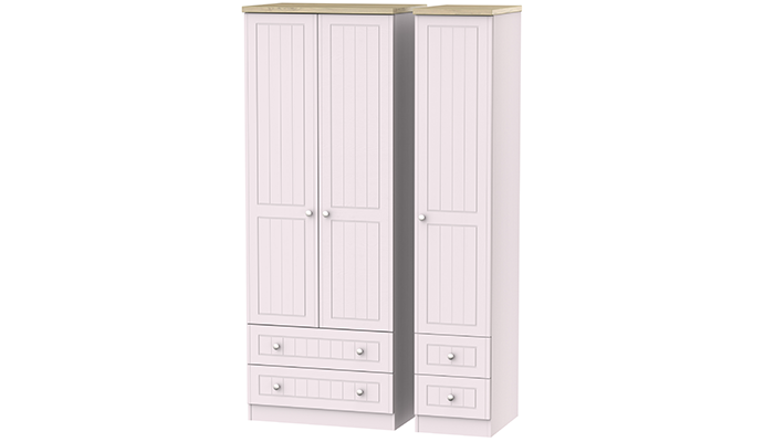 Tall Triple-  2 Drawer &  Drawer Robe