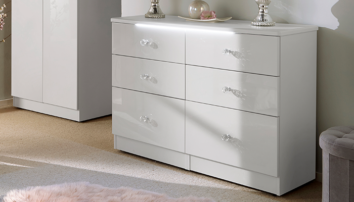 6 Drawer Midi Chest