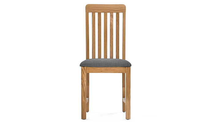 2 Dining Chairs Vertical Slats KD