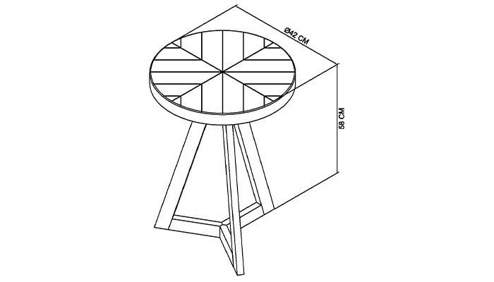 Bentley Designs Ellipse Fumed Oak