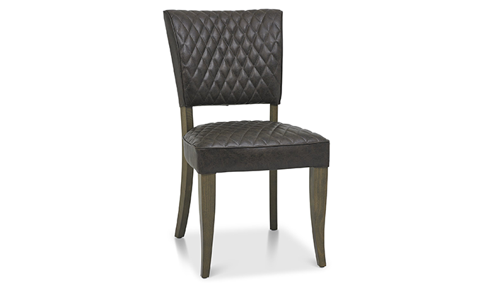 Logan Fumed Oak Dining Chairs- Old West Vintage (Pair)