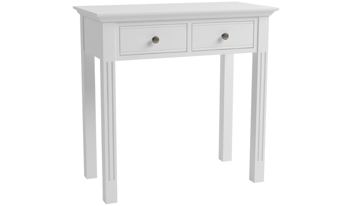 White dressing table 80cm wide deals