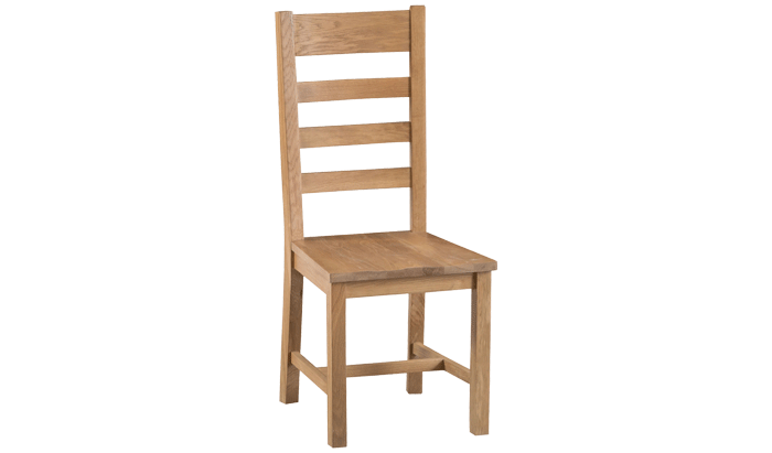 Ladder Back Chair Wooden Seat