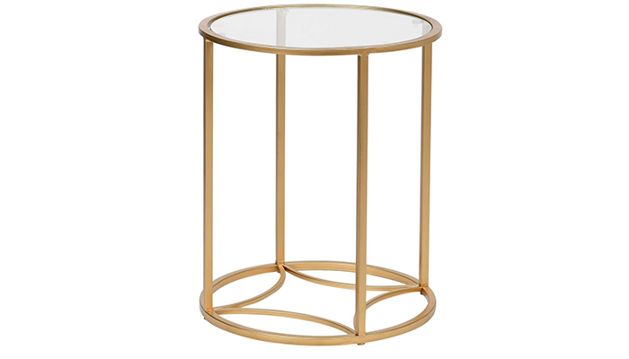 Gold Side Table