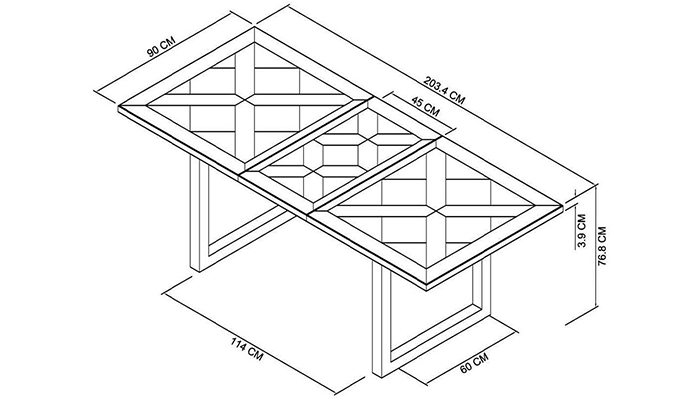 4-6 Dining Table