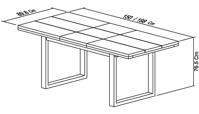 4-6 Dining Table