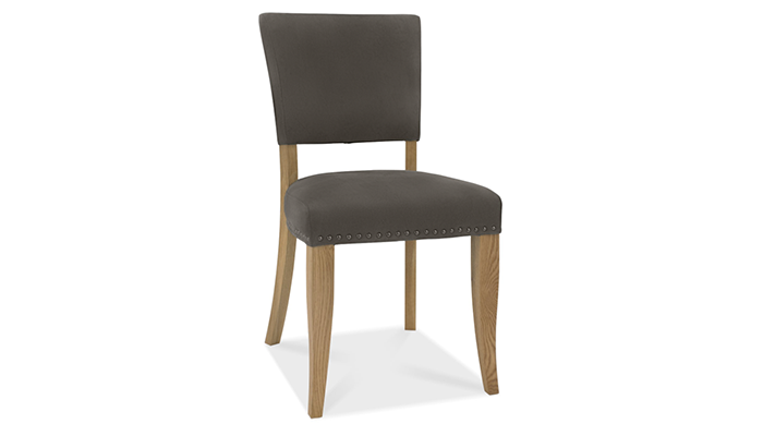 2 Dark Grey Upholstered Chair