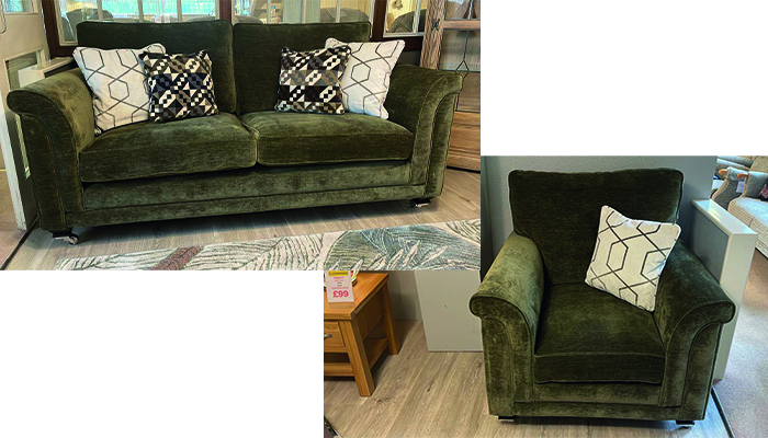 High Quality 3 Seater Sofa With Matching Armchair!
