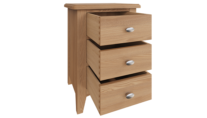 3 Drawer Bedside 