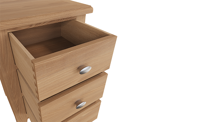 3 Drawer Bedside 