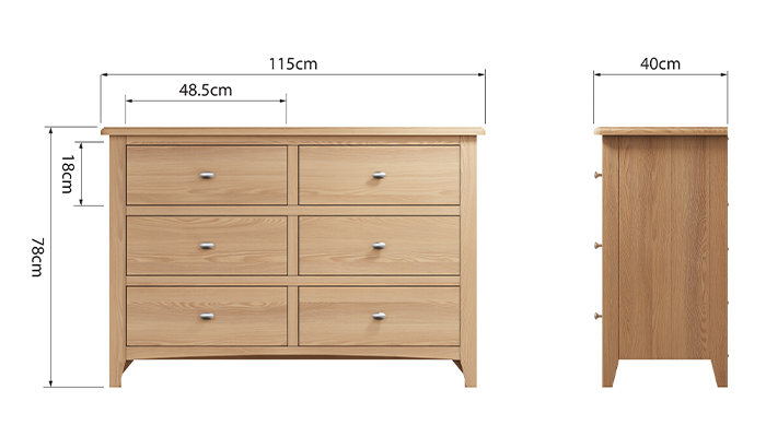 6 Drawer Chest