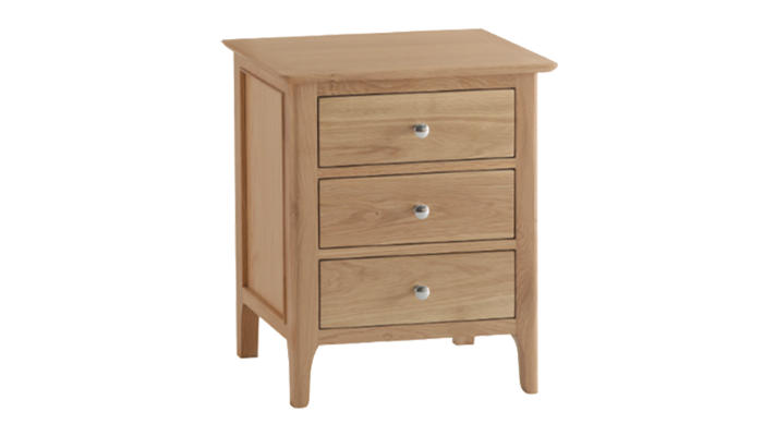 Extra Large 3 Drawer Bedside