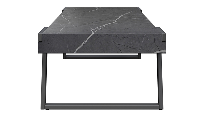 Grey Marble Effect Coffee Table