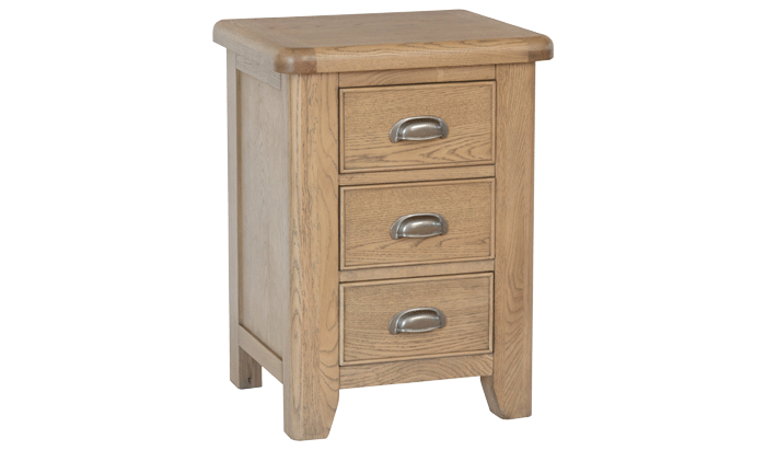 Large 3 Drawer Bedside