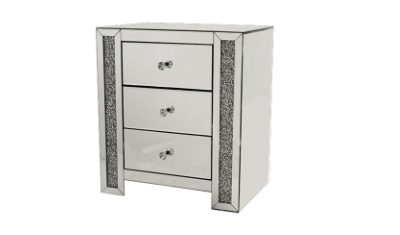 3 Drawer Bedside Chest