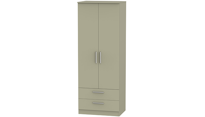 Tall 2ft6in 2 Drawer Robe