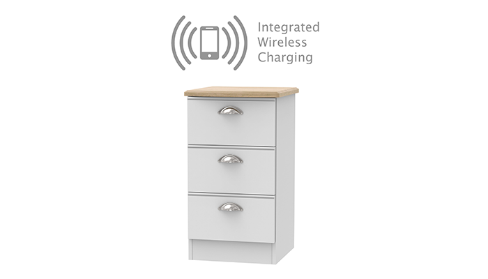 3 Drawer Wireless Charging Locker