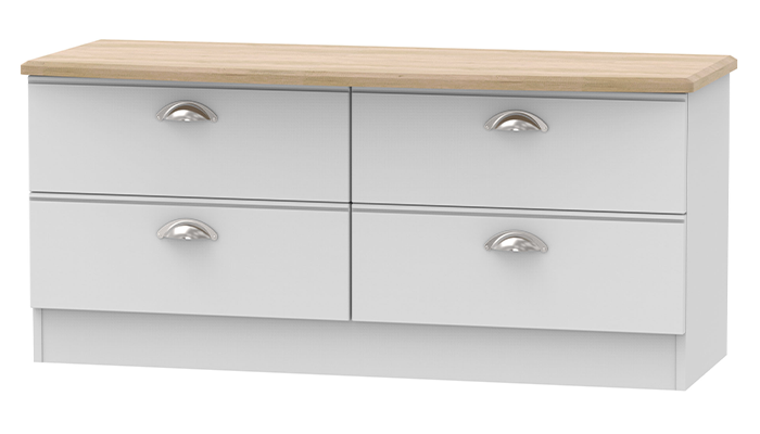 Vicky in Grey Matt with Rivera Oak Tops