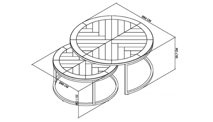 Coffee Nest of Tables