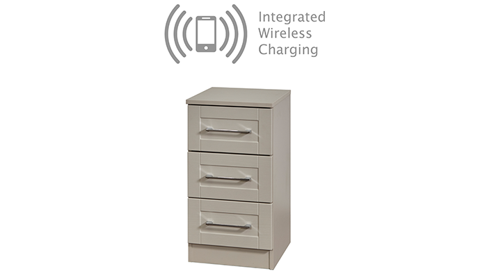 3 Drawer Wireless Charging Locker