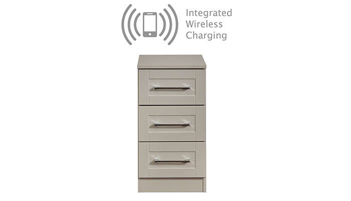 3 Drawer Wireless Charging Locker